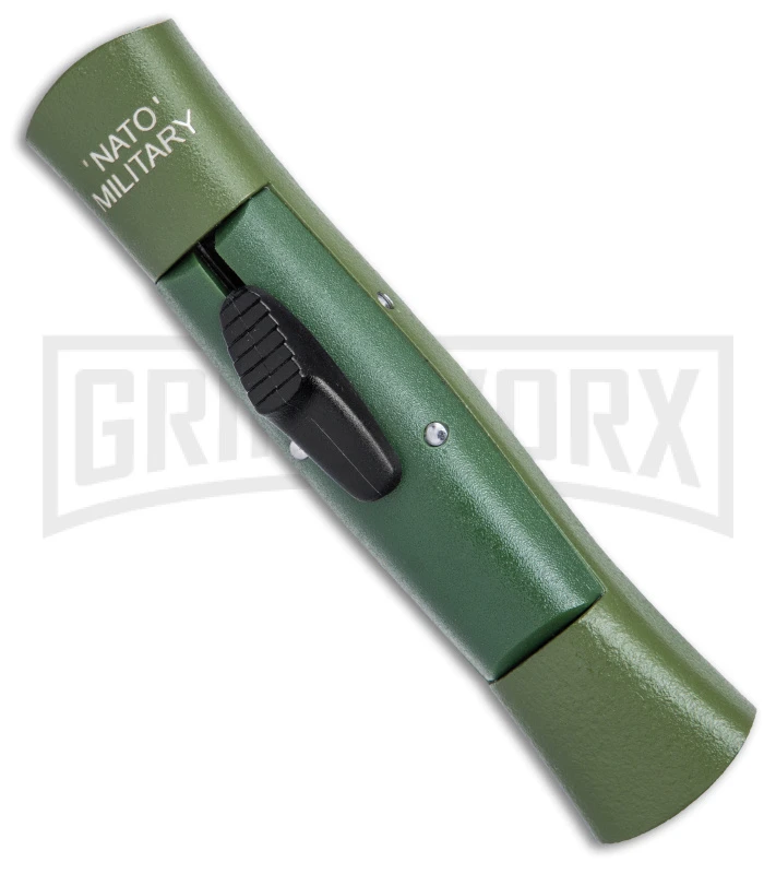 AKC 007 Concord NATO Military OD Green OTF Automatic Knife - Black Dagger 2 AKC 007 Concord NATO Military OD Green OTF Automatic Knife - Black Dagger - Image 2