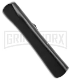 AKC Concord Snake OTF Automatic Knife - Flat Grind Black Drop Point Plain 5 AKC Concord Snake OTF Automatic Knife - Flat Grind Black Drop Point Plain -Knife Sale Shop AKC Concord OTF Automatic Knife Snake 3.25in Black Flat BHQ 184001 hd side large