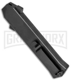 AKC F-16 Iguana D/A OTF Automatic Knife - Bayo Satin Plain 6 AKC F-16 Iguana D/A OTF Automatic Knife - Bayo Satin Plain -Knife Sale Shop AKC F 16 Iguana DA OTF Auto Bayo Satin Plain BP 25399 jr side large