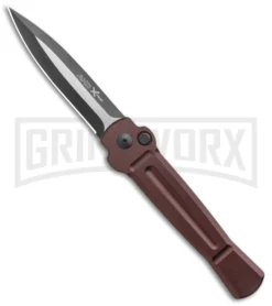 AKC X-treme ACE Brown Automatic Knife - Two Tone