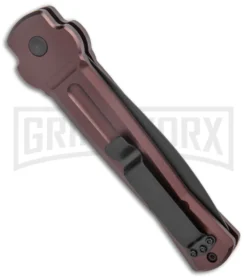 AKC X-treme ACE Brown Automatic Knife - Two Tone -Knife Sale Shop AKC X treme Ace Auto Brown TT BHQ 136122 jr side large