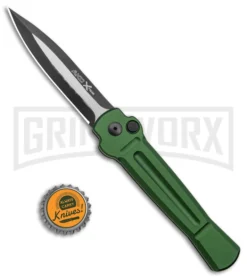 AKC X-treme Ace Green Automatic Knife - Black Two Tone Plain 7 AKC X-treme Ace Green Automatic Knife - Black Two Tone Plain -Knife Sale Shop AKC X treme Ace Auto Green Black TT ACE GTT BHQ 136921 jr bottlecap large