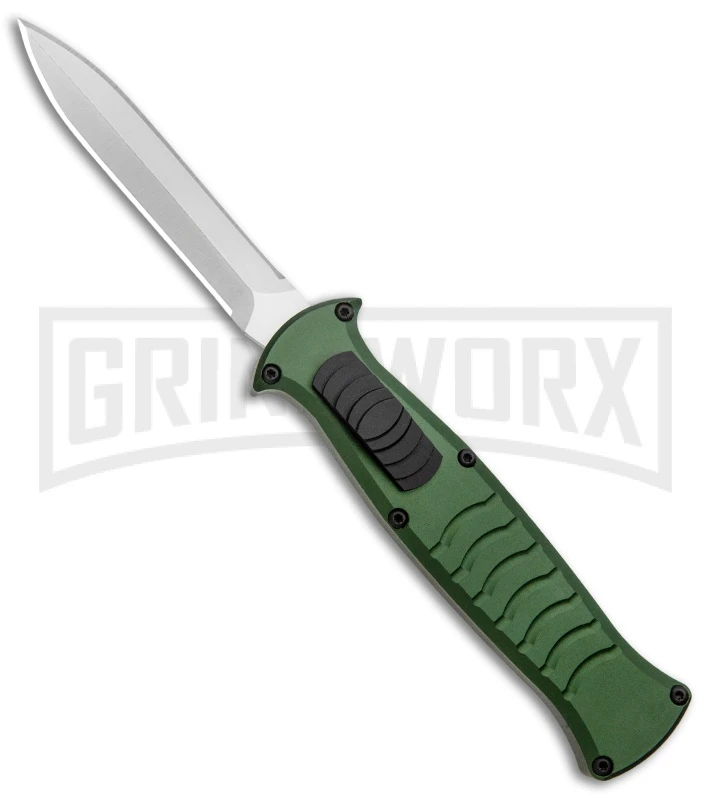 AKC X-treme EVO Green OTF Automatic Knife - Satin DE Dagger 1 AKC X-treme EVO Green OTF Automatic Knife - Satin DE Dagger