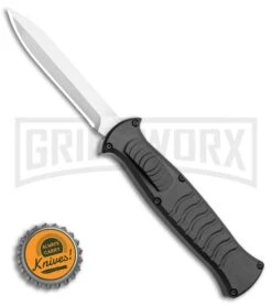 AKC X-treme EVO Black OTF Automatic Knife - Satin Plain Dagger 7 AKC X-treme EVO Black OTF Automatic Knife - Satin Plain Dagger -Knife Sale Shop AKC X treme EVO OTF Automatic Knife Black 3.5 Satin Dagger BHQ 119723 LS Bottlecap large