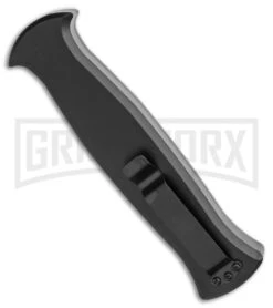 AKC X-treme EVO Black / Orange Slide OTF Automatic Knife - Satin Plain -Knife Sale Shop AKC X treme EVO OTF Automatic Knife Black Orange Slide 3.5in Satin BHQ 114879 LS Side large