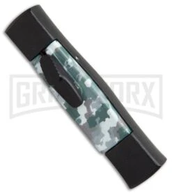 AKC Minion Concord Arctic Camo OTF Automatic Knife - Black Flat 5 AKC Minion Concord Arctic Camo OTF Automatic Knife - Black Flat -Knife Sale Shop AKC minion concord arctic camo black flat BHQ 19003 er side large