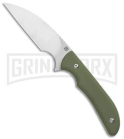 Artisan Cutlery Green G-10 Sea Snake Fixed Blade Knife - Satin Plain