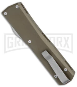 Axial Shift OD Green D/A OTF Automatic Knife - Clip Point Stonewash 20CV -Knife Sale Shop Axial Shift OTF CP OD Green SW BHQ 146953 jr side large