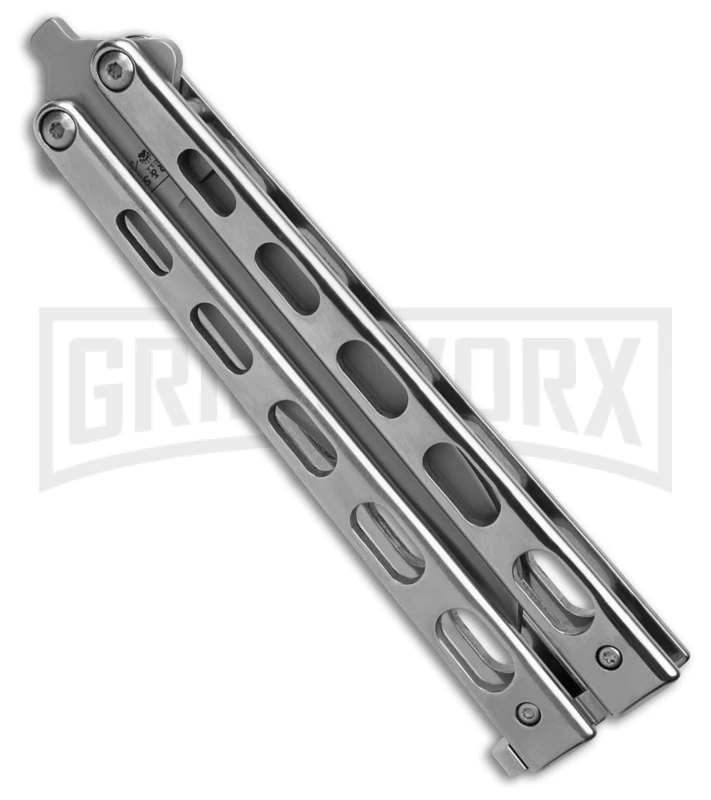 Bear & Son Knives SS14 Stainless Steel Butterfly Knife - Clip Point Bead Blast 3 Bear & Son Knives SS14 Stainless Steel Butterfly Knife - Clip Point Bead Blast - Image 3