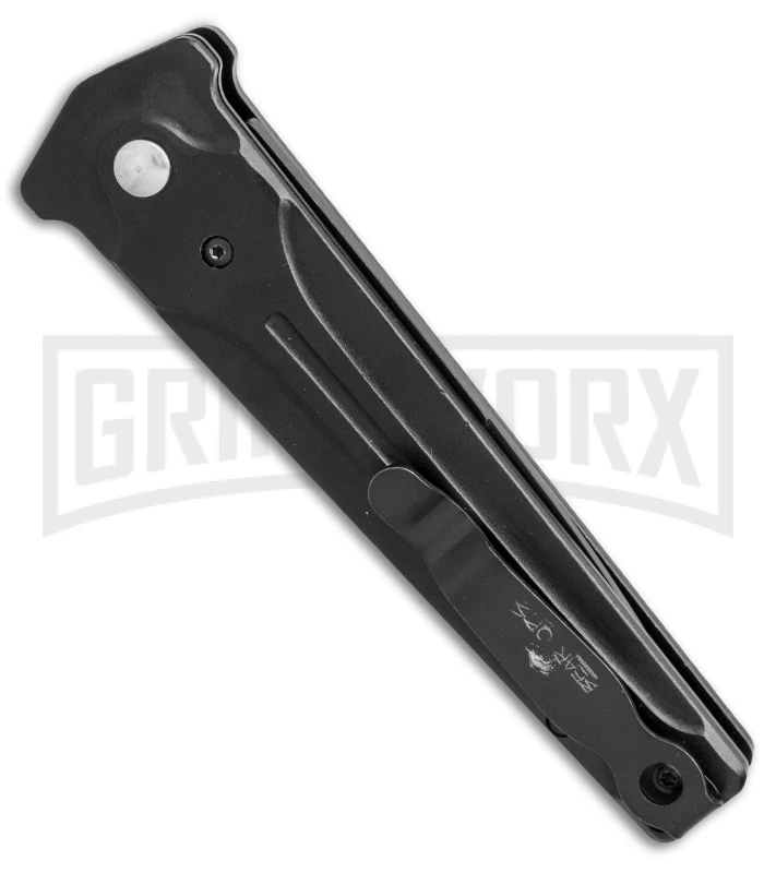 Bear Ops Black Bold Action III Small Automatic Knife - Black Plain 3 Bear Ops Black Bold Action III Small Automatic Knife - Black Plain - Image 3