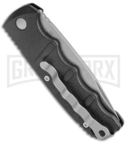 Boker Kalashnikov Black Automatic Knife - Drop Point Bead Blast Plain 6 Boker Kalashnikov Black Automatic Knife - Drop Point Bead Blast Plain -Knife Sale Shop Boker Kalashnikov Auto Black D2 SW BHQ 144760 jr side large