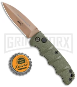 Boker Desert Warrior Mini Kalashnikov OD Green Automatic Knife - Copper Plain 11 Boker Desert Warrior Mini Kalashnikov OD Green Automatic Knife - Copper Plain -Knife Sale Shop Boker Kalashnikov Automat 74 AUSB OD Green jr bottlecap 1 large