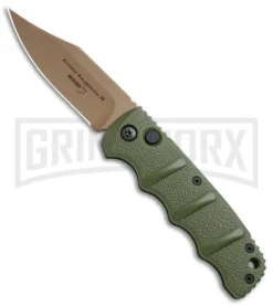 Boker Kalashnikov Desert Warrior Bowie Automatic Knife - Copper Plain