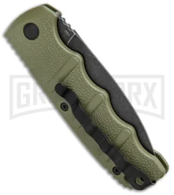 Boker Kalashnikov OD Green Automatic Knife - Dagger Smokewash Plain 6 Boker Kalashnikov OD Green Automatic Knife - Dagger Smokewash Plain -Knife Sale Shop Boker Kalashnikov Dagger Auto OD Green Smokewash BHQ 117068 jr side large