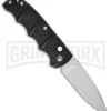 Boker Left Hand Kalashnikov Black Automatic Knife - Bead Blast Plain