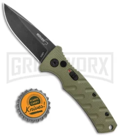 Boker Mini Strike Automatic Knife OD Green - Drop Point Black SW Plain 7 Boker Mini Strike Automatic Knife OD Green - Drop Point Black SW Plain -Knife Sale Shop Boker Mini Strike Auto OD Green Smokewash 01BO437NSOI BHQ 99630 jr bottlecap large