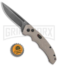 Boker Plus Intention II Automatic Folding Knife Coyote Tan - Black SW Drop Point 7 Boker Plus Intention II Automatic Folding Knife Coyote Tan - Black SW Drop Point -Knife Sale Shop Boker Plus Intention Coyote Auto SW 01B0483 BHQ 115755 jr bottlecap large