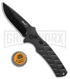 Boker Plus Strike Automatic Knife - Drop Point Black Plain 9 Boker Plus Strike Automatic Knife - Drop Point Black Plain -Knife Sale Shop Boker Plus Strike Bowie Auto Black 01BO433NSOI BHQ 97031 jr bottlecap large