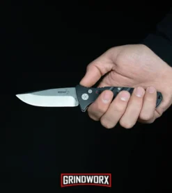 Boker Plus Strike Coyote Brown Automatic Knife - Tanto Black SW Serr 15 Boker Plus Strike Coyote Brown Automatic Knife - Tanto Black SW Serr -Knife Sale Shop Boker Plus Strike Drop Point Automatic Knife Stonewash 01BO400N BHQ 32040 kp in hand web large