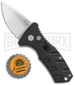 Boker Stubby Strike Black Automatic Knife - Stonewash 7 Boker Stubby Strike Black Automatic Knife - Stonewash -Knife Sale Shop Boker Stubby Strike CA Legal Auto SW 01BO440NSOI BHQ 99646 jr bottlecap large