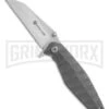 Browning Stacked Deck Gray Titanium Spring Assisted Knife - Wharncliffe Plain