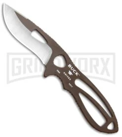 Buck Knives Buck PakLite Field Master Kit Brown Fixed Blade/Guthook - Brown/Satin -Knife Sale Shop Buck PakLite Field Master Guthook Brown 0141BRSVP BHQ 106683 jr skinner large