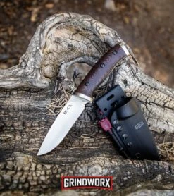 Buck Knives Buck Selkirk Micarta Fixed Blade Knife - Satin Plain -Knife Sale Shop Buck Selkirk Fixed Blade Knife Micarta Satin 0863BRS BHQ 27469 kp roots web large