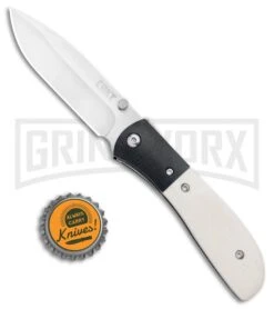 CRKT Carson White Bone Spring Assisted Knife - Satin Plain 7 CRKT Carson White Bone Spring Assisted Knife - Satin Plain -Knife Sale Shop CRKT Carson M4 02 White Bone SA Satin BHQ 7396 jr bottlecap large
