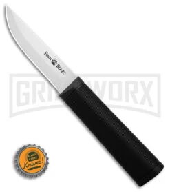 Cold Steel Finn Bear Black Polymer Fixed Blade Knife 20PC - Satin Plain -Knife Sale Shop Cold Steel Finn Bear FBK 4in Satin BHQ 16147 td size large