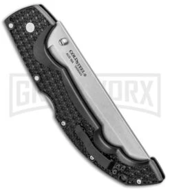 Cold Steel Voyager X Large Tanto Folding Knife - Stonewash Plain 6 Cold Steel Voyager X Large Tanto Folding Knife - Stonewash Plain -Knife Sale Shop Cold Steel Voyager XL Tanto Tri Ad LB SW 29AXT BHQ 8616 jr side large