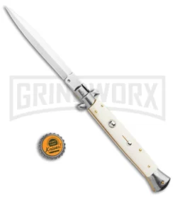 Frank B. 11" Camel Bone Handle Stiletto (5" Dagger) -Knife Sale Shop Frank B 11in Camel Bone Handle Stiletto Dagger GX 34343 jr bottlecap large