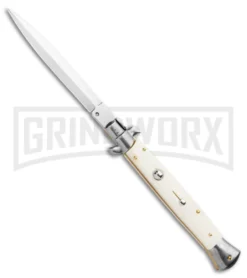 Frank B. 11" Camel Bone Handle Stiletto (5" Dagger)