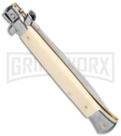 Frank B. 11" Camel Bone Handle Stiletto (5" Dagger) -Knife Sale Shop Frank B 11in Camel Bone Handle Stiletto Dagger GX 34343 jr side large