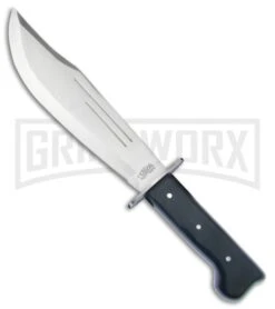 Frost Cutlery Carson Raider Bowie Pakkawood Fixed Blade Knife - Satin Plain
