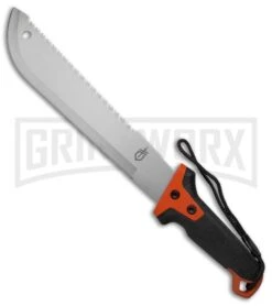 Gerber Compact Clearpath Machete Fixed Blade - Bead Blast Plain