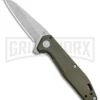 Gerber Fastball Flat Sage Liner Lock Flipper Knife - Stonewash Plain