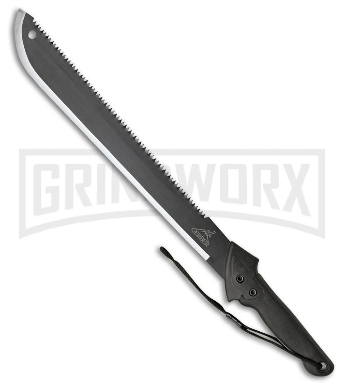 Gerber Gator Black Gator Grip Machete - Black Plain 1 Gerber Gator Black Gator Grip Machete - Black Plain