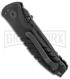 Gerber Propel Downrange Black Spring Assist Knife - Tanto Black Serr 6 Gerber Propel Downrange Black Spring Assist Knife - Tanto Black Serr -Knife Sale Shop Gerber SA Propel Downrange Black Black Serr 30 000845N BHQ 126233 jr side large