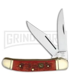 Hen & Rooster Copperhead Red Pick Bone Pocket Knife