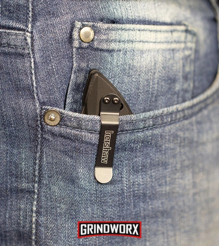 Kershaw Launch 1 Gray Automatic Knife - Gray DLC Plain 6 Kershaw Launch 1 Gray Automatic Knife - Gray DLC Plain - Image 6