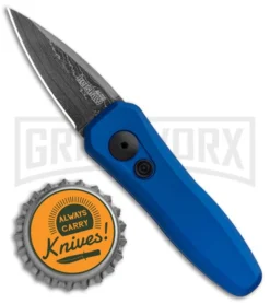 Kershaw Launch 4 Damascus Automatic Knife Blue CA Legal - Plain 12 Kershaw Launch 4 Damascus Automatic Knife Blue CA Legal - Plain -Knife Sale Shop Kershaw Launch 4 CA Legal Auto Blue Damascus 7500BLUDAM BHQ 91856 jr bottlecap large