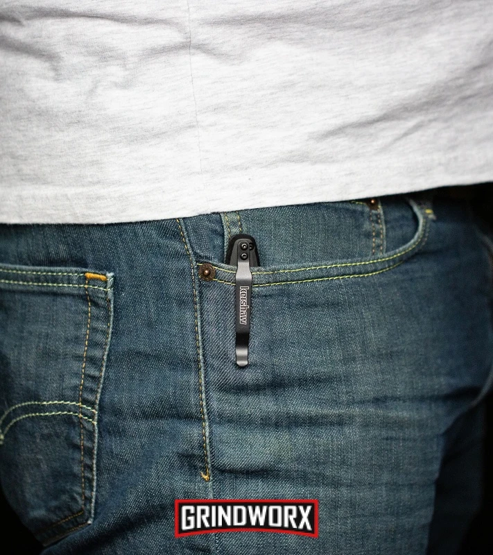 Kershaw Launch 4 Gray Automatic Knife CA Legal - Black Plain 6 Kershaw Launch 4 Gray Automatic Knife CA Legal - Black Plain - Image 6