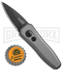Kershaw Launch 4 Gray Automatic Knife CA Legal - Black Plain 11 Kershaw Launch 4 Gray Automatic Knife CA Legal - Black Plain -Knife Sale Shop Kershaw Launch 4 CA Legal Gray Black KER7500GRYBLK BHQ 74062 jr bottlecap large