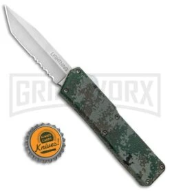 Lightning Digi Camo D/A OTF Automatic Knife - Tanto Satin Serr -Knife Sale Shop Lightning Digi Camo DA OTF Auto Tanto Satin Serr GX 33335 jr bottlecap large