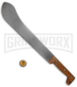 Okapi Latin Bolo Wood Machete Fixed Blade - Satin 5 Okapi Latin Bolo Wood Machete Fixed Blade - Satin -Knife Sale Shop Okapi Machete African Bolo Wood Latin Bolo KO6600 BHQ 52531 jr bottlecap large