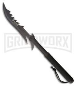 Renegade Tactical Steel Reaper Machete (27.375") Black GFN - Black Plain