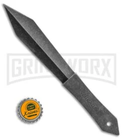 Schrade Black Stonewash Throwing Knife Set With Nylon Sheath - Set Of 6 -Knife Sale Shop Schrade 6 piece throwing set nylon sheath black sw BHQ 62109 er size large