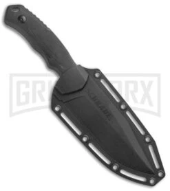 Schrade Steel Driver Black G-10 Clip Point Fixed Blade Knife - Black Plain 6 Schrade Steel Driver Black G-10 Clip Point Fixed Blade Knife - Black Plain -Knife Sale Shop Schrade Black Mod DP Fixed AUS 8 G 10 Black BHQ 125129 jr sheath large