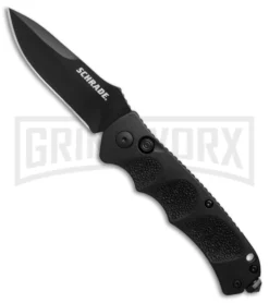 Schrade Extreme Survival SC60B Automatic Knife - Black Plain