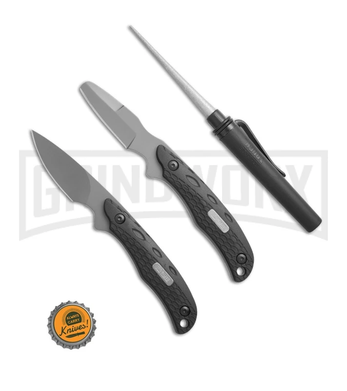 Old Timer Copperhead Caping/Skinning Hunting Set W/ Sharpening Rod 9 Old Timer Copperhead Caping/Skinning Hunting Set W/ Sharpening Rod - Image 9